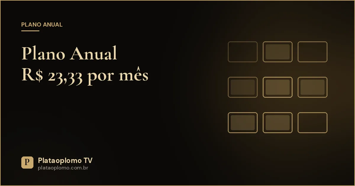 Plano IPTV Anual — R$ 280,00
